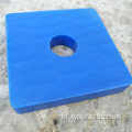 Blauw kunststof nylon plaat CNC nylon PA6 onderdeel
